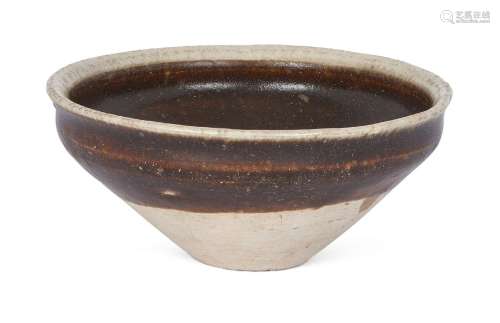 A Chinese Cizhou-type iron brown-glazed tea bowl