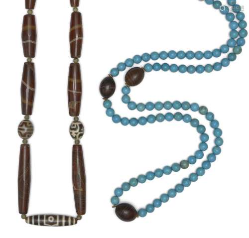 Two Tibetan necklaces