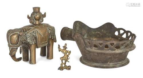 Three Chinese bronzes