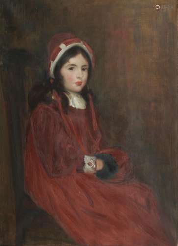 James Coutts Michie (British, 1861-1919) Portrait of Muriel ...
