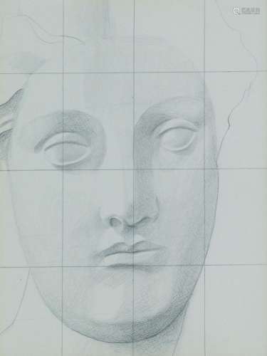 Alison Watt OBE (British, born 1965) Study of a face 28.5 x ...