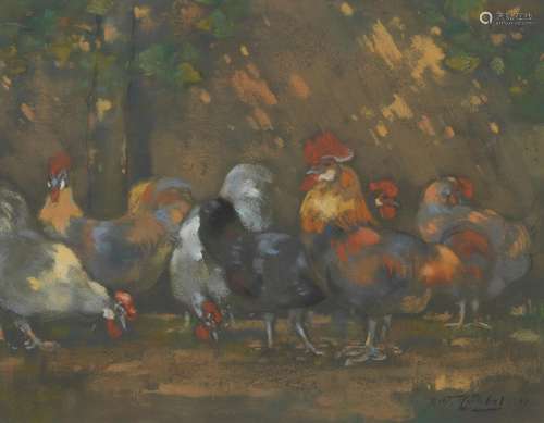 James Watterson Herald (British, 1859-1914) The Poultry Yard...