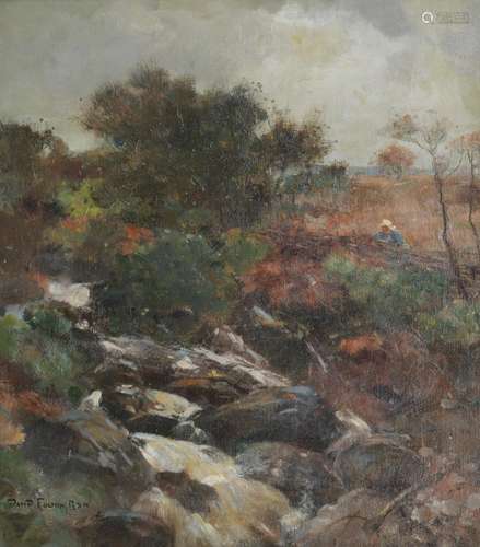 David Fulton, RSW (British, 1848-1930) By the stream 41 x 35...