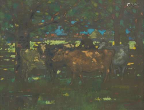 James Watterson Herald (British, 1859-1914) Cattle resting i...