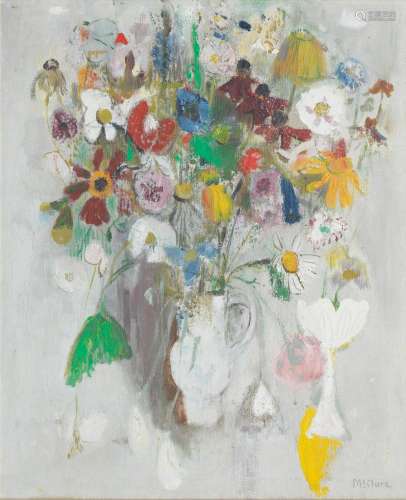David McClure RSA RSW RGI (British, 1926-1998) Flowers and W...