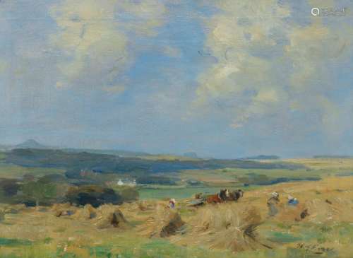William Miller Frazer, RSA (British, 1864-1961) Harvest time...