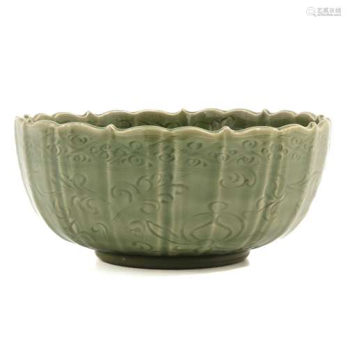 A Large Celadon Bowl