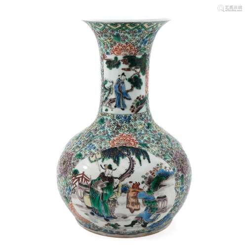 A Famille Verte Vase