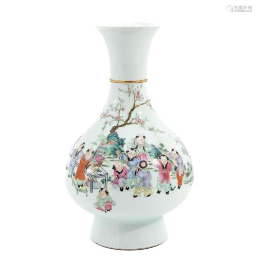 A Famille Rose Vase