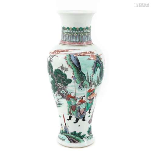 A Famille Verte Vase