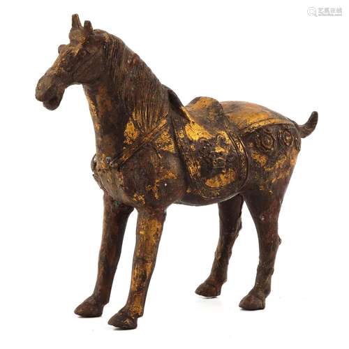 A Chinese Horse Sculpture