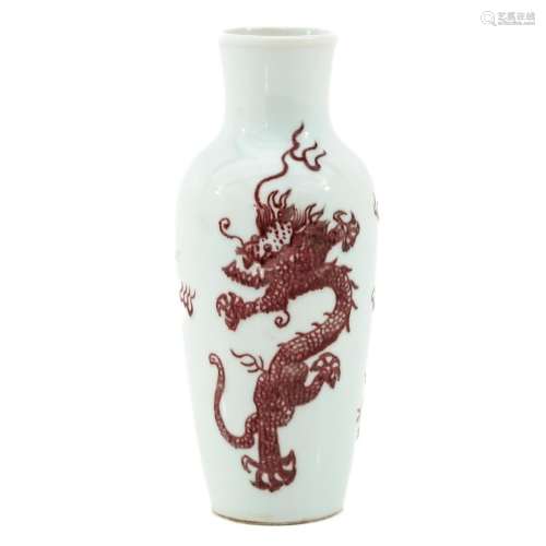 A Dragon Decor Vase