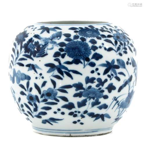 A Blue and White Vase