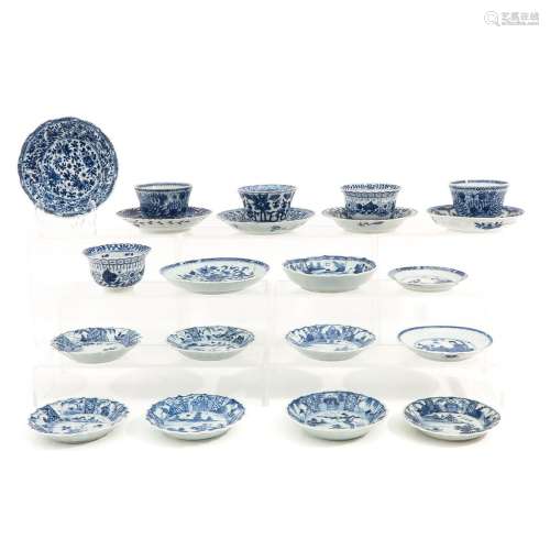 A Collection of Blue and White Porcelain