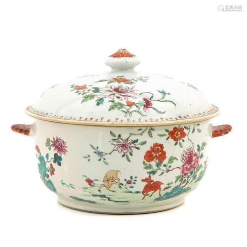 A Famille Rose Tureen and Cover