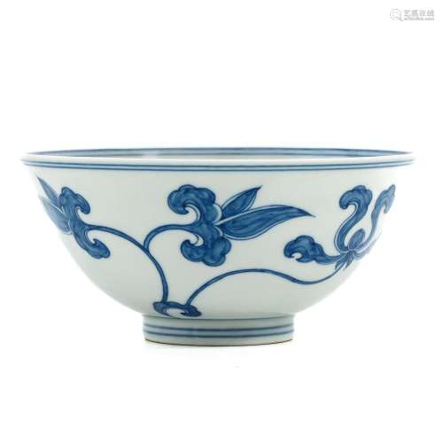 A Blue and White Bowl