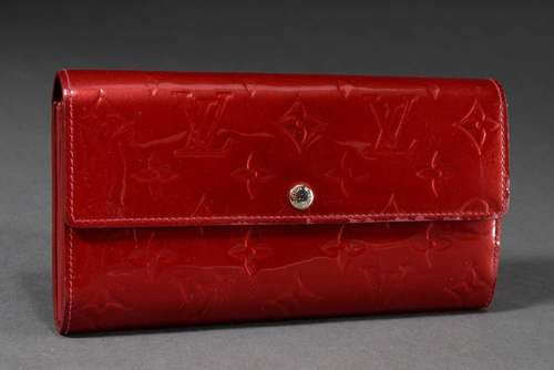 Louis Vuitton "Sarah" wallet in Cuir Monogram Vern...