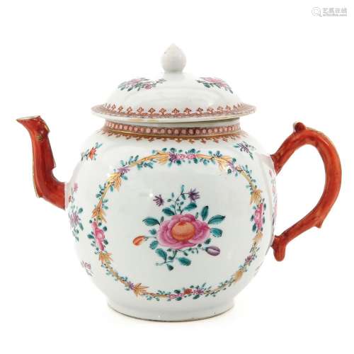 A Famille Rose Teapot