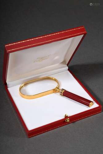 Cartier magnifying glass "Les must de Cartier" wit...