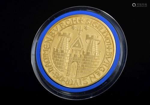 YG 900 Medal "Hamburger Stadtsiegel" verso "H...