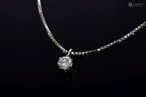 Classic WG 750 Venetian chain with diamond pendant (approx. ...