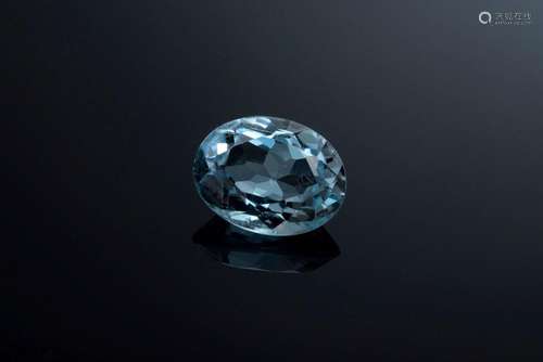 Unset aquamarine approx. 1.5ct/8.1x6.2x4.1mm