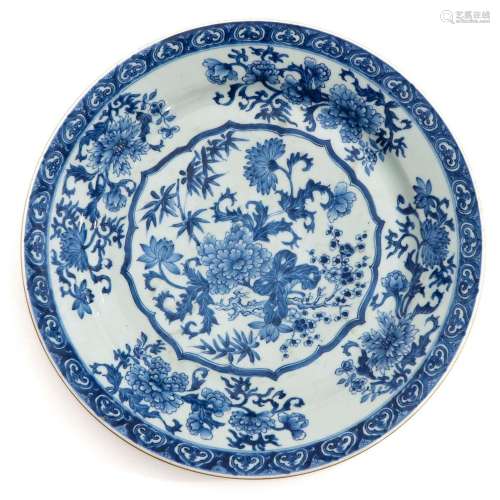 A Blue and White Decor Charger