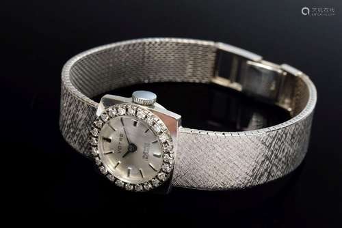 WG 585 VOTRE ladies' wristwatch with diamond bezel (total ap...