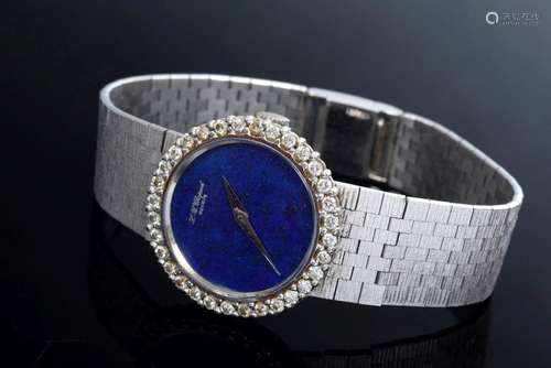 Chopard 750 WG jewellery wristwatch with diamond bezel (add....