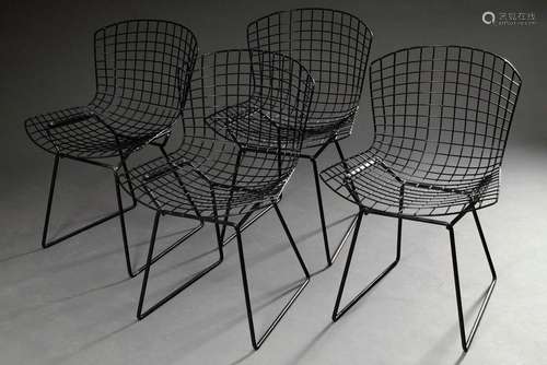 4 "Wire Chairs" design: Harry Bertoia