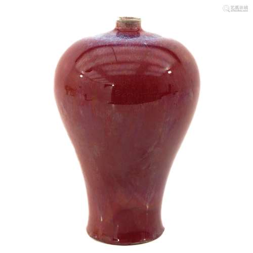 A Sang de Boeuf Meiping Vase