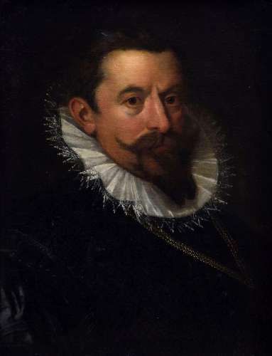 Unknown 18th c. portraitist "Gentleman with ruff" ...