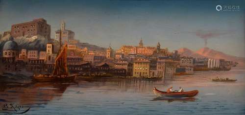 Kaps Ernst (19.c.) "Coast of Naples"