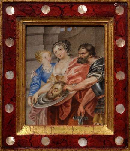 Unknown copyist c. 1700 "Herodias and Salome with the h...