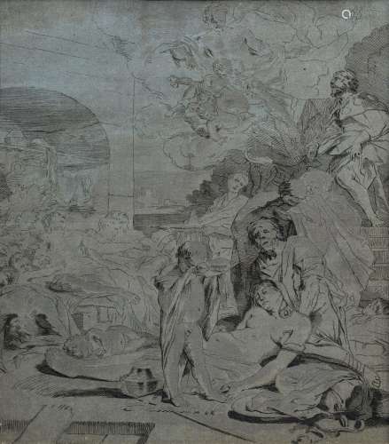 Unknown artist of the 18th century "Lamentation Scene&q...