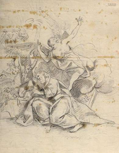 Unknown artist of the 18th c. "Joseph and the angel&quo...