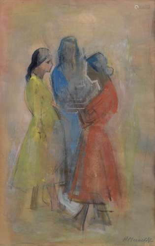 Merveldt Hanns Hubertus von (1901-1969) "Three Women in...