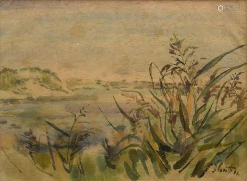 Sprotte Siegward (1913-2004) "Dune Landscape" 1992