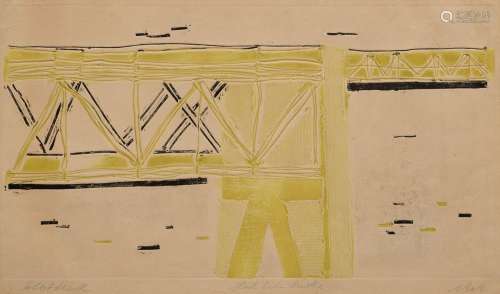 Nesch Rolf (1893-1975) "Elevated railway bridge" f...