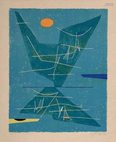 Singier Gustave (1909-1984) "Mer-Espace-Reflet" 19...