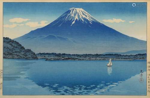 Koitsu Tsuchiya (1870-1949) "Shoji Lake" 1934