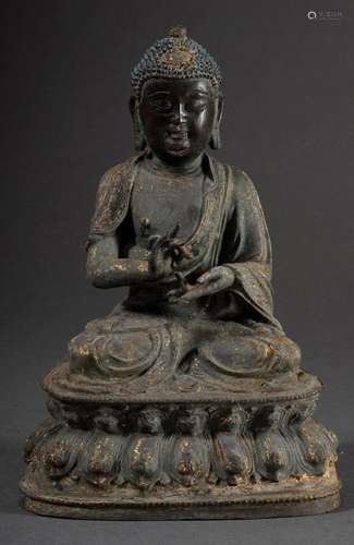 Rare bronze sculpture "Bodhisattva in Padmasana seated ...