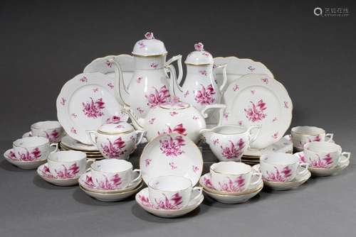 31 pieces Herend coffee service "Bouquet de Tulip"...