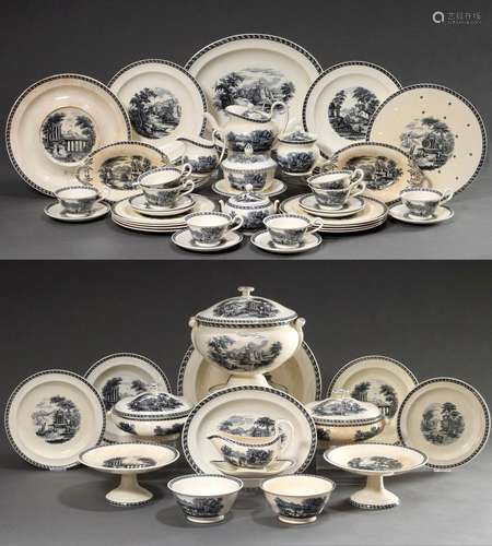 67 pieces Wedgwood soft porcelain coffee and dinner service ...