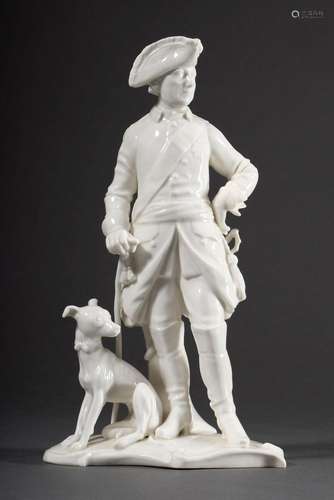 Ens Volkstedt porcelain figure "Friedrich II. with whip...