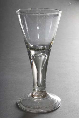 Baroque pointed goblet in the Lauenstein style on a disc foo...