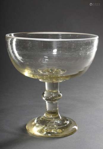 Large Berliner Weiße glass in bowl form with milk glass rim ...