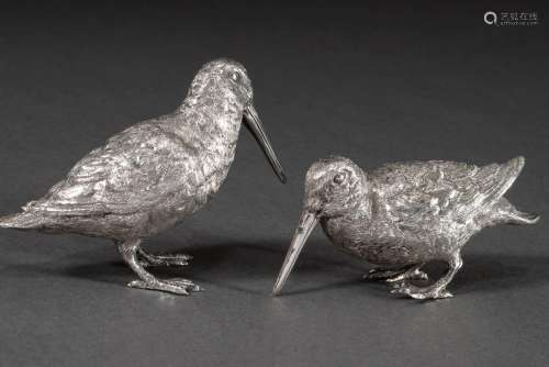 Pair of English table decorations "Snipes" MM: C F...