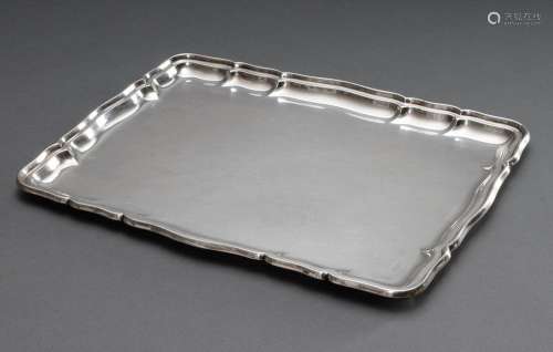 Rectangular tray with Chippendale rim MM: Wilkens
