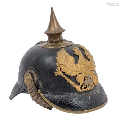 Preussen - Pickelhaube für einen Reserve-Offizier,